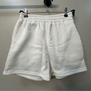 SHEIN White High Waist Women Shorts